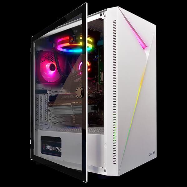Gamdias Argus E4 Elite RGB (ATX) Mid Tower Cabinet (White)