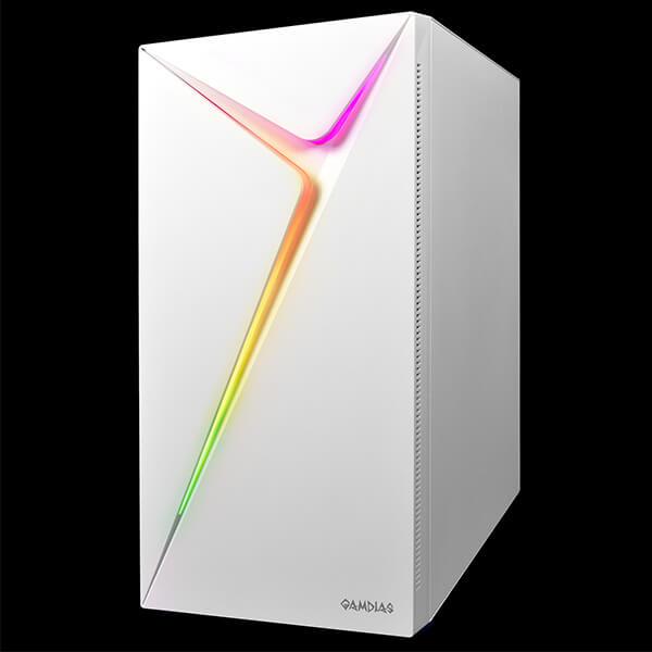 Gamdias Argus E4 Elite RGB (ATX) Mid Tower Cabinet (White)