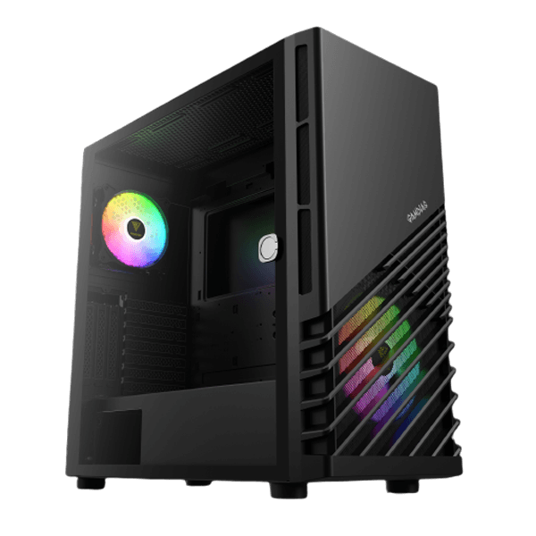 Gamdias Argus M4 ARGB (ATX) Mid Tower Cabinet (Black)