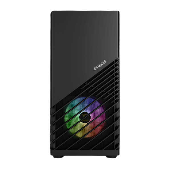 Gamdias Argus M4 ARGB (ATX) Mid Tower Cabinet (Black)