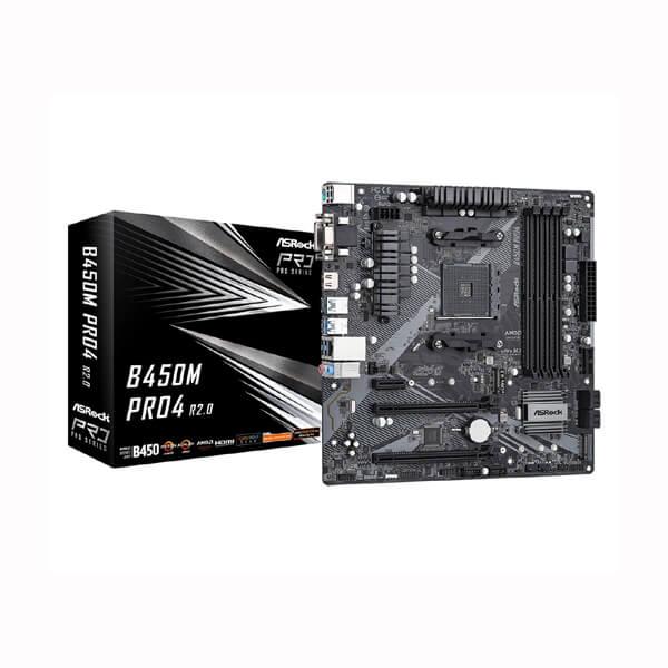 ASRock B450M PRO4 R2.0 Motherboard