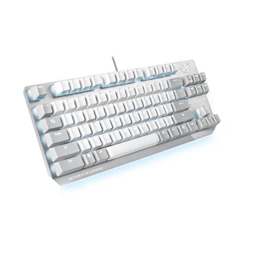 Asus ROG Strix Scope NX TKL Mechanical Gaming Keyboard Red Switches (Moonlight White)