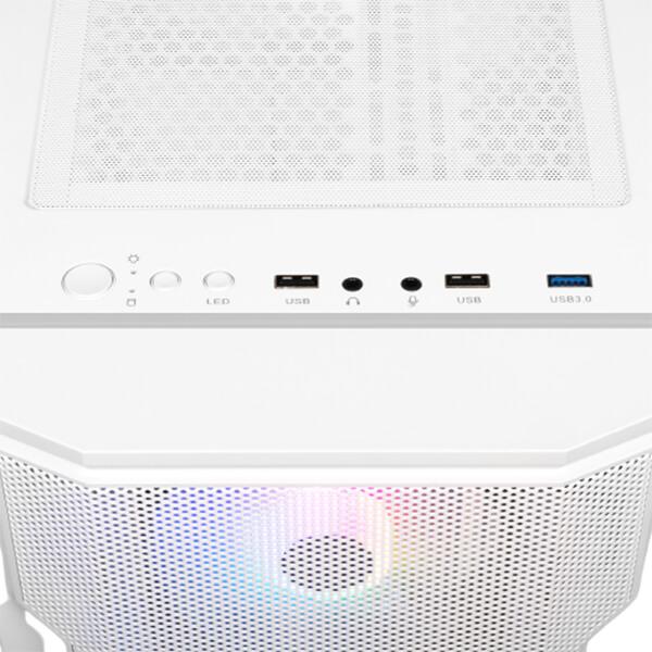 Gamdias Athena M6 ARGB (ATX) Mid Tower Cabinet (White)