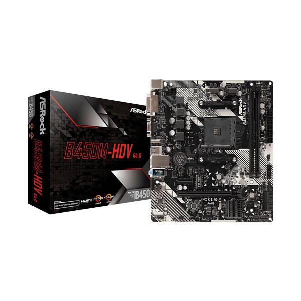 ASRock B450M-HDV R4.0 Motherboard