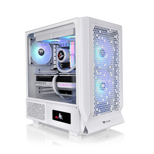 Thermaltake Ceres 330 TG ARGB Snow (E-ATX) Mid Tower Cabinet (White)