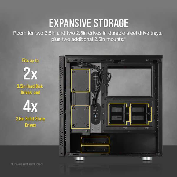 Corsair 275R Airflow (ATX) Mid Tower Cabinet (Black)