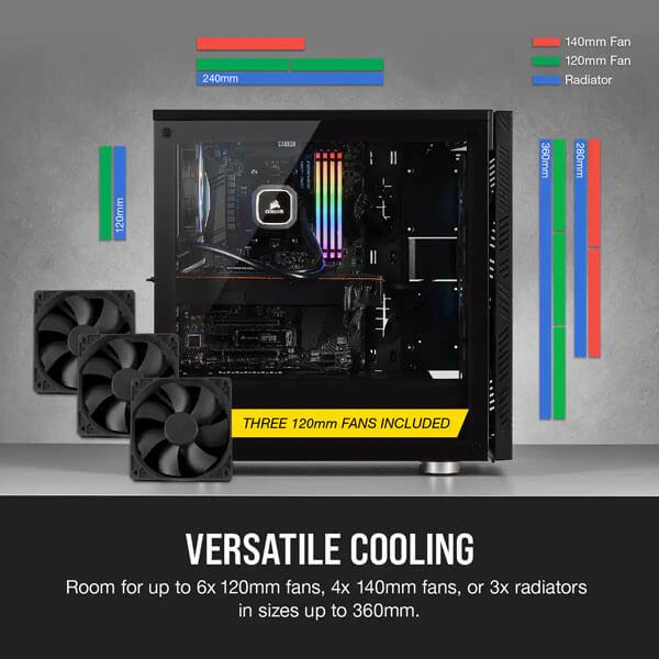 Corsair 275R Airflow (ATX) Mid Tower Cabinet (Black)