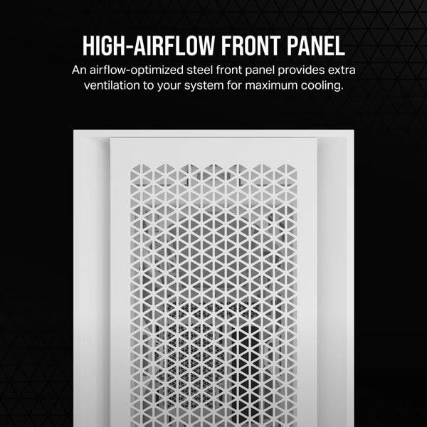 Corsair 5000D Core Airflow (ATX) Mid Tower Cabinet (White)