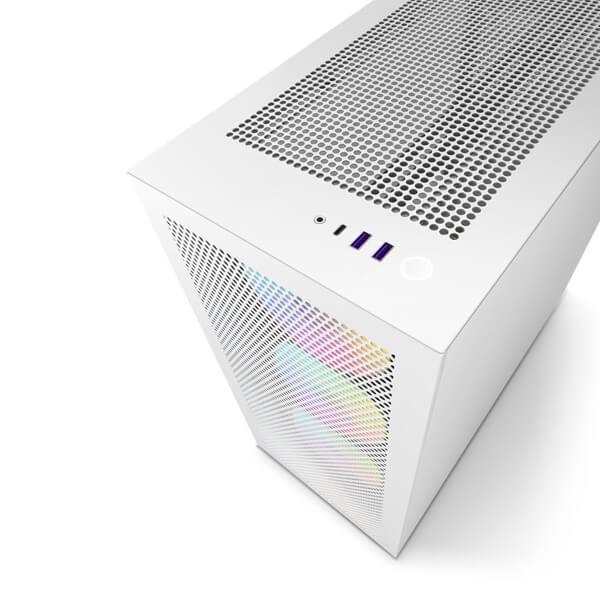 Nzxt H7 Flow RGB (ATX) Mid Tower Cabinet (White)