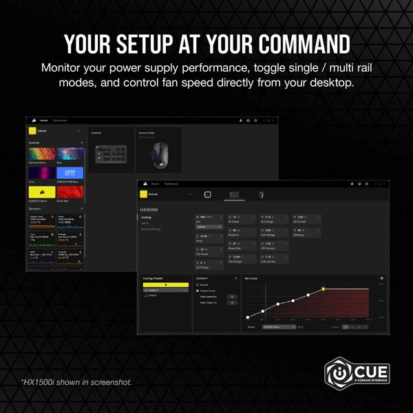 Corsair HX1000i 1000 Watt ATX 3.0 80 Plus Platinum SMPS