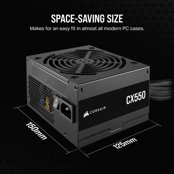 Corsair CX550 550 Watt 80 Plus Bronze SMPS