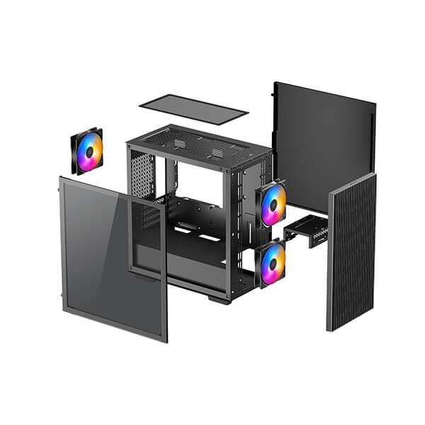 Deepcool Matrexx 40 3FS Tri Color LED Cabinet (Black)