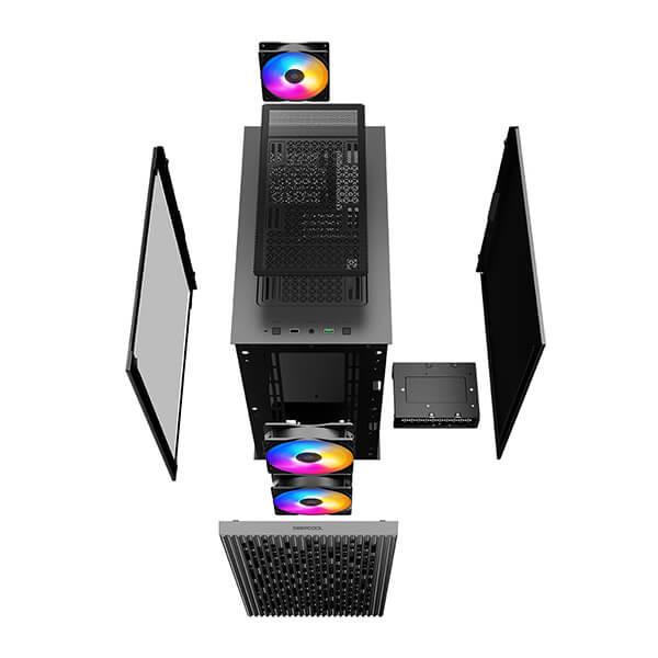 Deepcool Matrexx 40 3FS Tri Color LED Cabinet (Black)