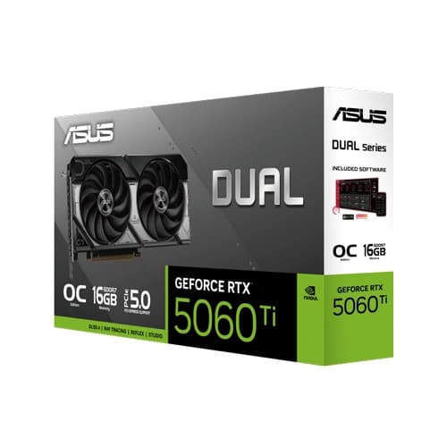 ASUS Dual RTX 5060 Ti OC Edition 16GB GDDR7 Graphics Card