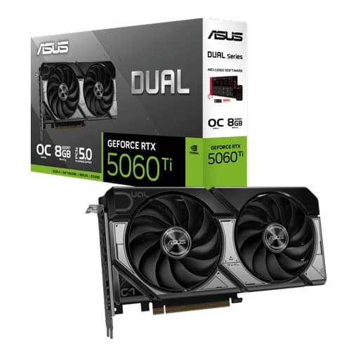 ASUS Dual RTX 5060 Ti OC Edition 8GB GDDR7 Graphics Card