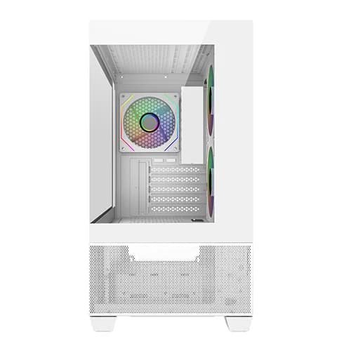 Cooler Master Elite 490 White ARGB M-ATX Mini Tower Case