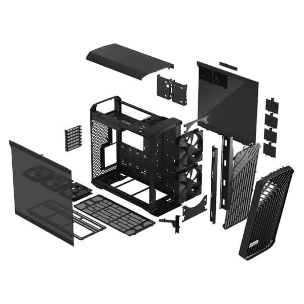 Fractal Design Torrent TG Dark Tint (E-ATX) Mid Tower Cabinet (Black)