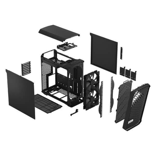 Fractal Design Torrent Compact Solid (E-ATX) Mid Tower Cabinet (Black)