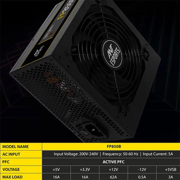 Ant Esports FP850B 850 Watt 80 Plus Bronze SMPS