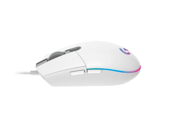 Logitech G203 RGB Wired Gaming Mouse (White)
