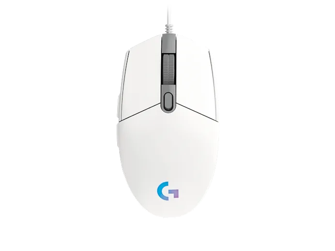 Logitech G203 RGB Wired Gaming Mouse (White)