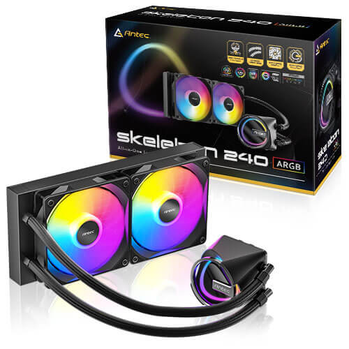 Antec Skeleton 240 ARGB AIO Liquid Cooler (Black)