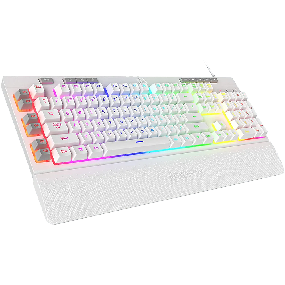 Shiva K512- Wired Membrane Keyboard Rgb White