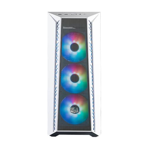 Cooler Master MasterBox 520 Mesh ARGB White E-ATX Mid Tower Case