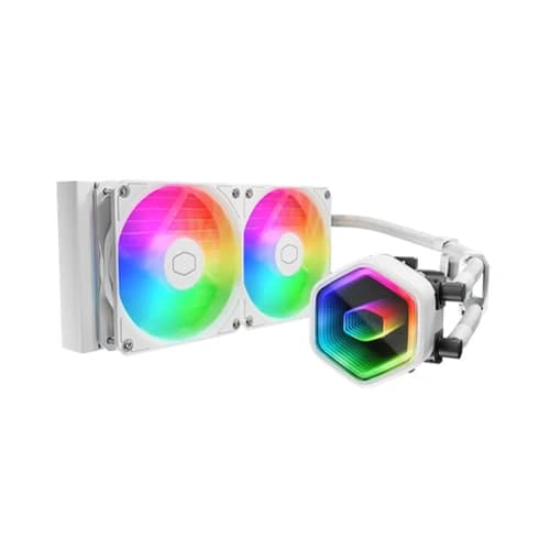 Cooler Master MasterLiquid 240mm Core II ARGB White CPU Liquid Cooler