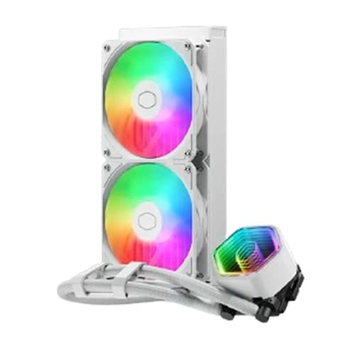 Cooler Master MasterLiquid 240mm Core II ARGB White CPU Liquid Cooler