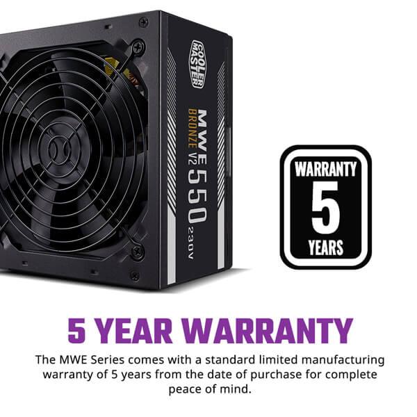 Cooler Master MWE 550 V3 80 Plus Bronze SMPS