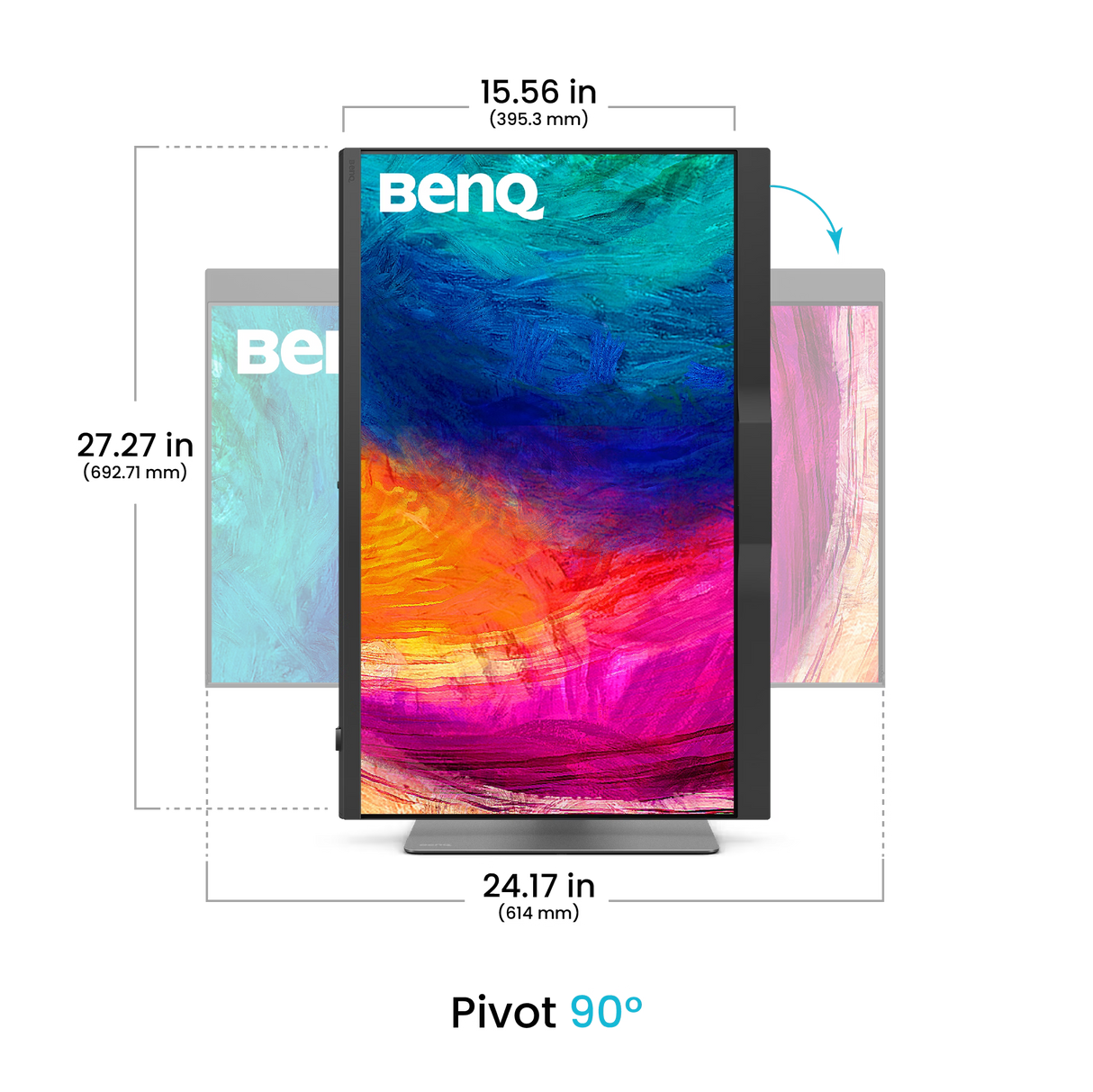 BENQ PD2770U 27" 4K Color Management Monitor for Graphic & Video Editing