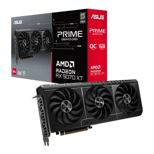 ASUS Prime RX 9070 XT OC 16GB GDDR6 Graphics Card