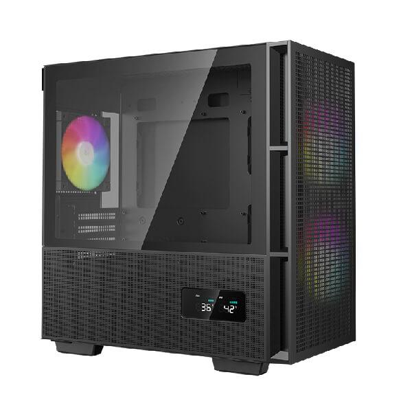 DeepCool CH360 Digital ARGB (M-ATX) Mini Tower Cabinet (Black)