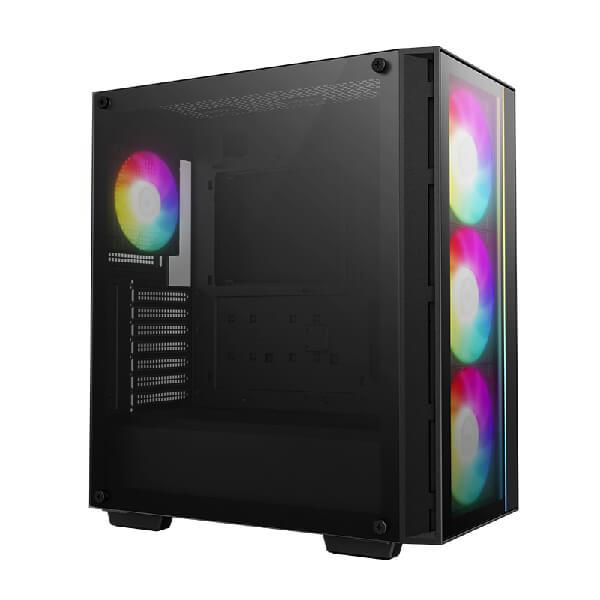 DeepCool Matrexx 55 V4 C ARGB (ATX) Mid Tower Cabinet (Black)