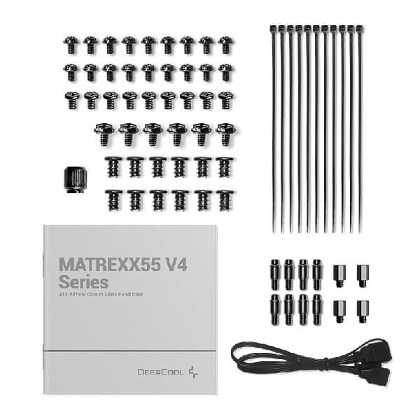 DeepCool Matrexx 55 V4 C ARGB (ATX) Mid Tower Cabinet (Black)