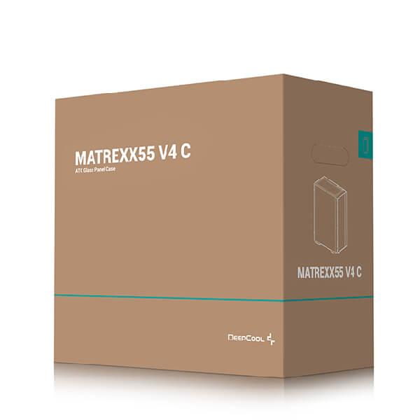 DeepCool Matrexx 55 V4 C ARGB (ATX) Mid Tower Cabinet (Black)