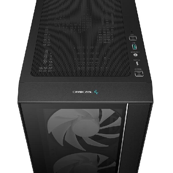 DeepCool Matrexx 55 V4 C ARGB (ATX) Mid Tower Cabinet (Black)