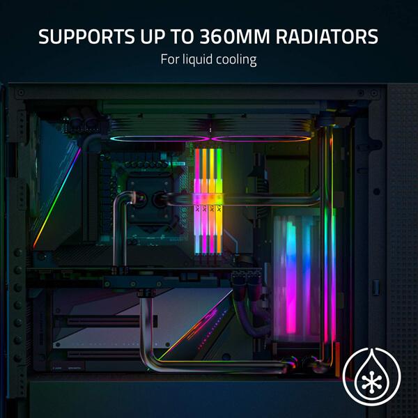 Razer Tomahawk ATX RGB (E-ATX) Mid Tower Cabinet (Black)