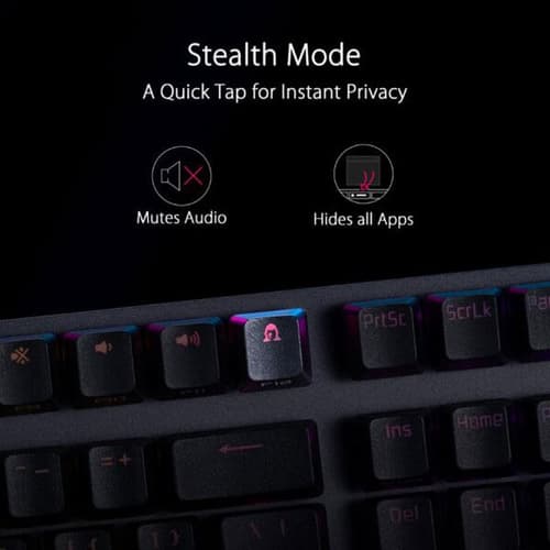 Asus ROG Strix Scope NX Wireless Deluxe Gaming Keyboard with Red Switches
