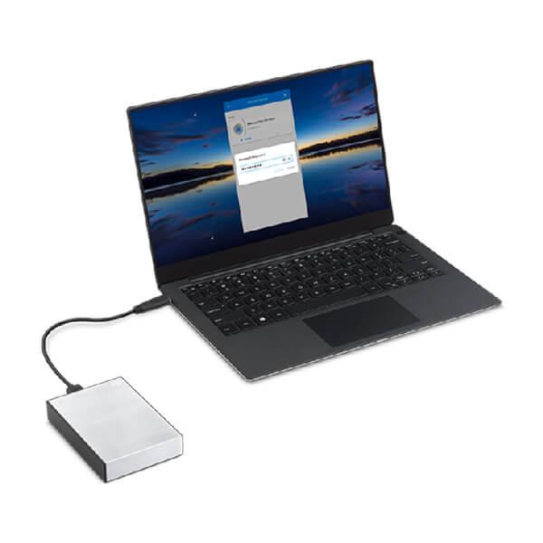 Seagate One Touch 1TB Silver External Hard Drive