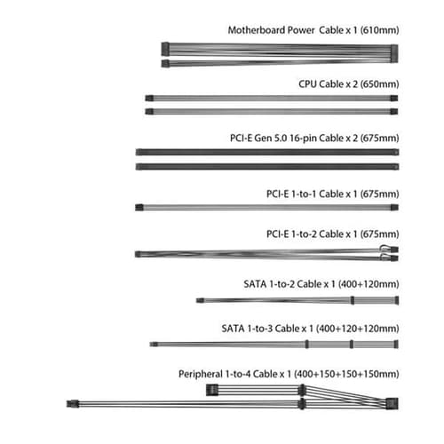 Asus TUF Gaming 1200G 1200 Watt 80 Plus Gold SMPS
