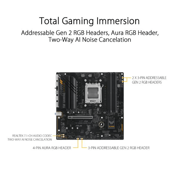Asus TUF Gaming A620M-Plus Motherboard