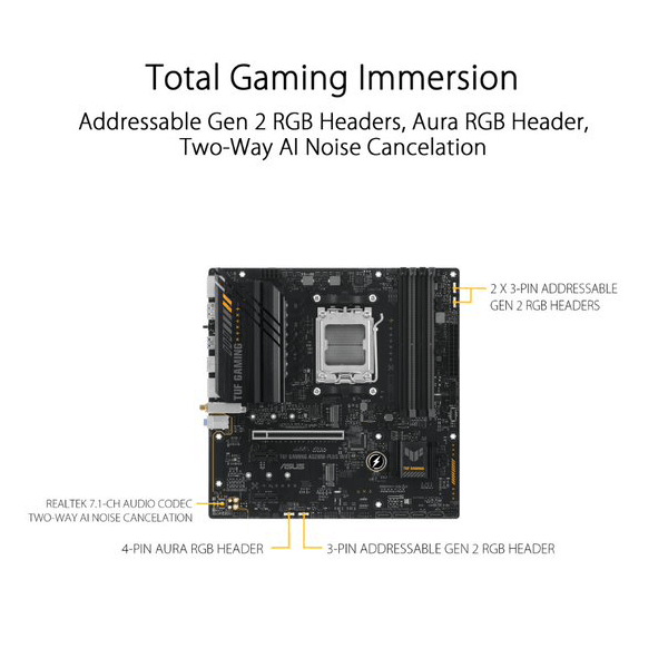Asus TUF Gaming A620M-Plus WIFI Motherboard