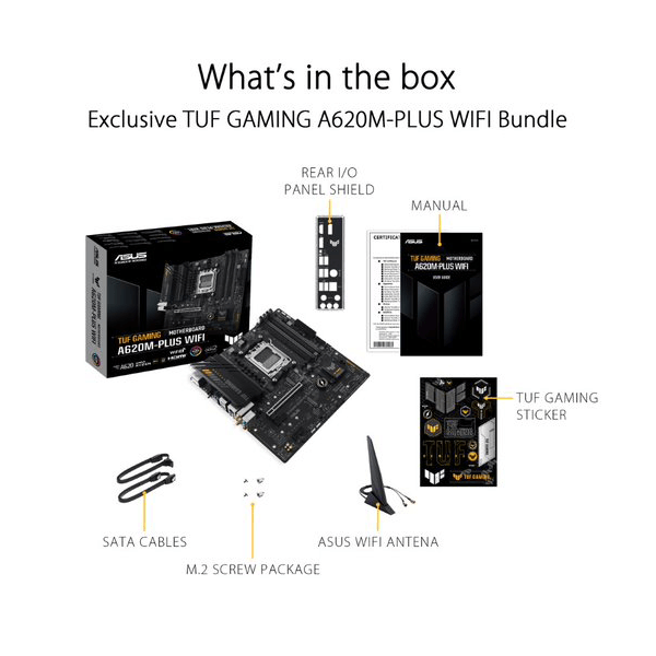 Asus TUF Gaming A620M-Plus WIFI Motherboard