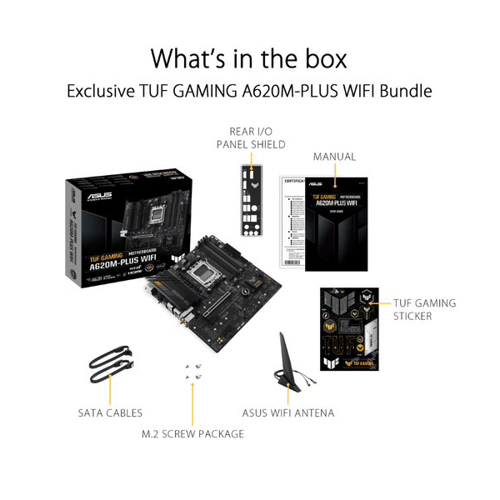 Asus TUF Gaming A620M-Plus WIFI Motherboard