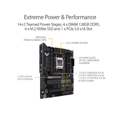 ASUS TUF Gaming X670E-Plus WIFI Motherboard