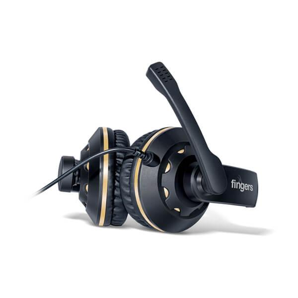 Fingers USB-Tonic H9 Gaming Headset (Black-Gold)