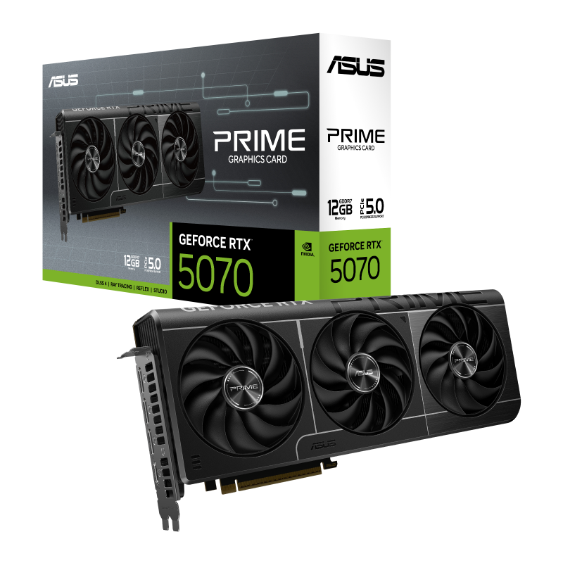 ASUS PRIME GeForce RTX™ 5070 12GB GDDR7