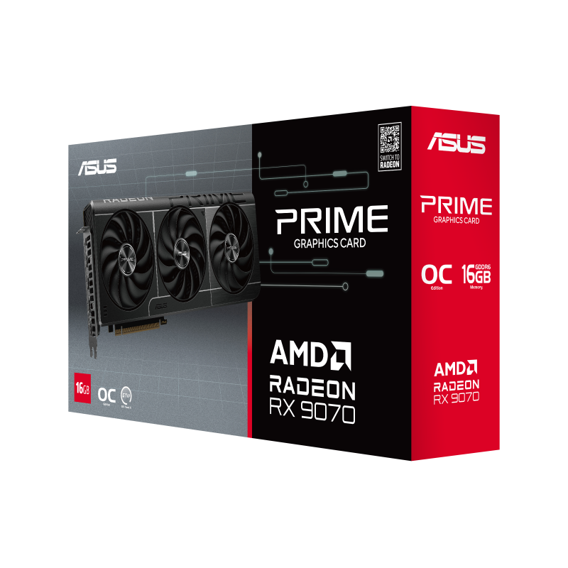 ASUS Prime Radeon™ RX 9070 OC Edition 16GB GDDR6
